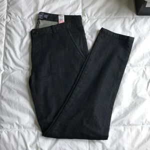 Topman Skinny Chino 32 pinstripe navy